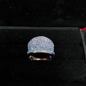 Multi Color Crystal Ring